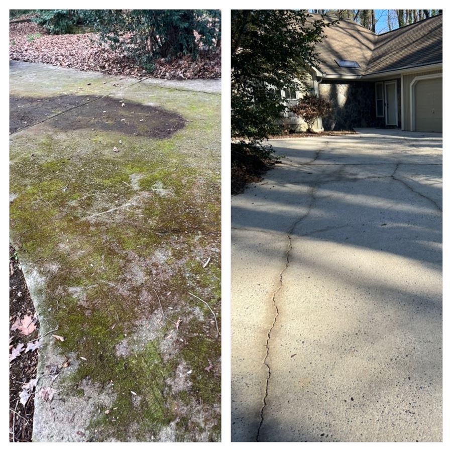 Senoia driveway cleaning