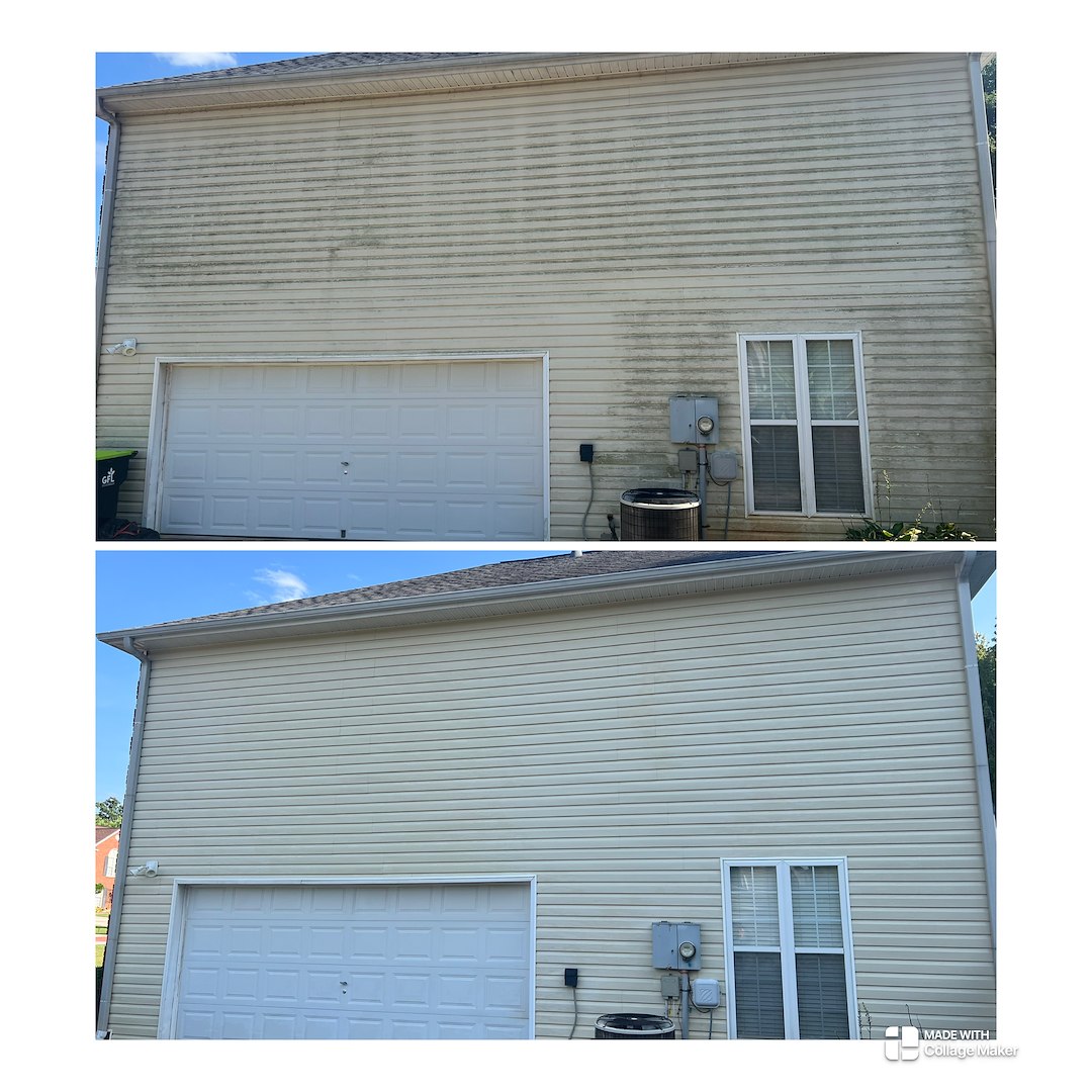 House wash in Jonesboro,Ga.